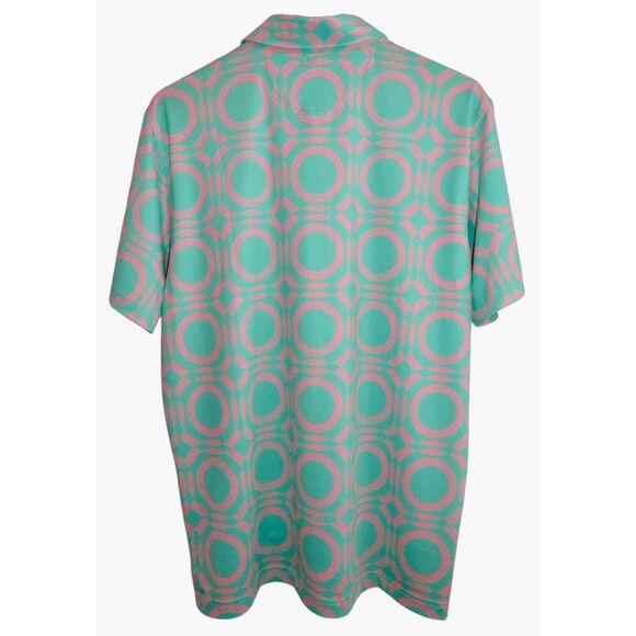 Chubbies The Mosaic Performance Polo Shirt NWT M - Picture 5 of 6